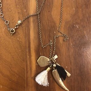 J.Crew tassel long necklace